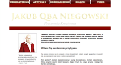 Desktop Screenshot of jakubniegowski.pl