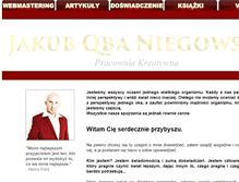 Tablet Screenshot of jakubniegowski.pl